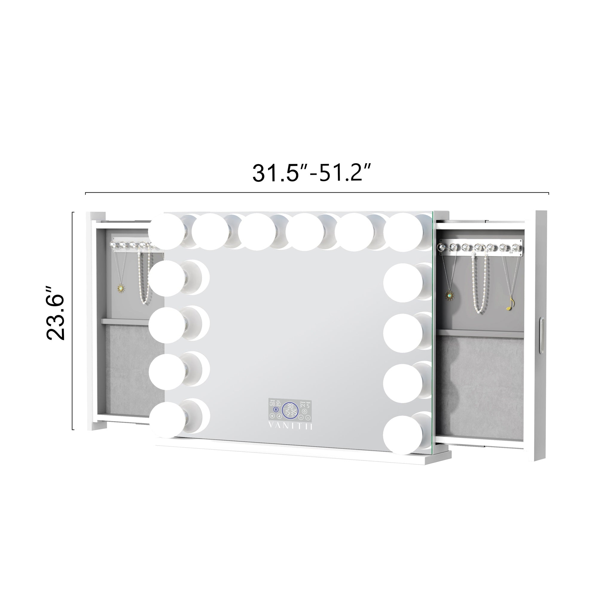 Marilyn Hollywood Vanity Mirror Pro with Jewelry Organizer