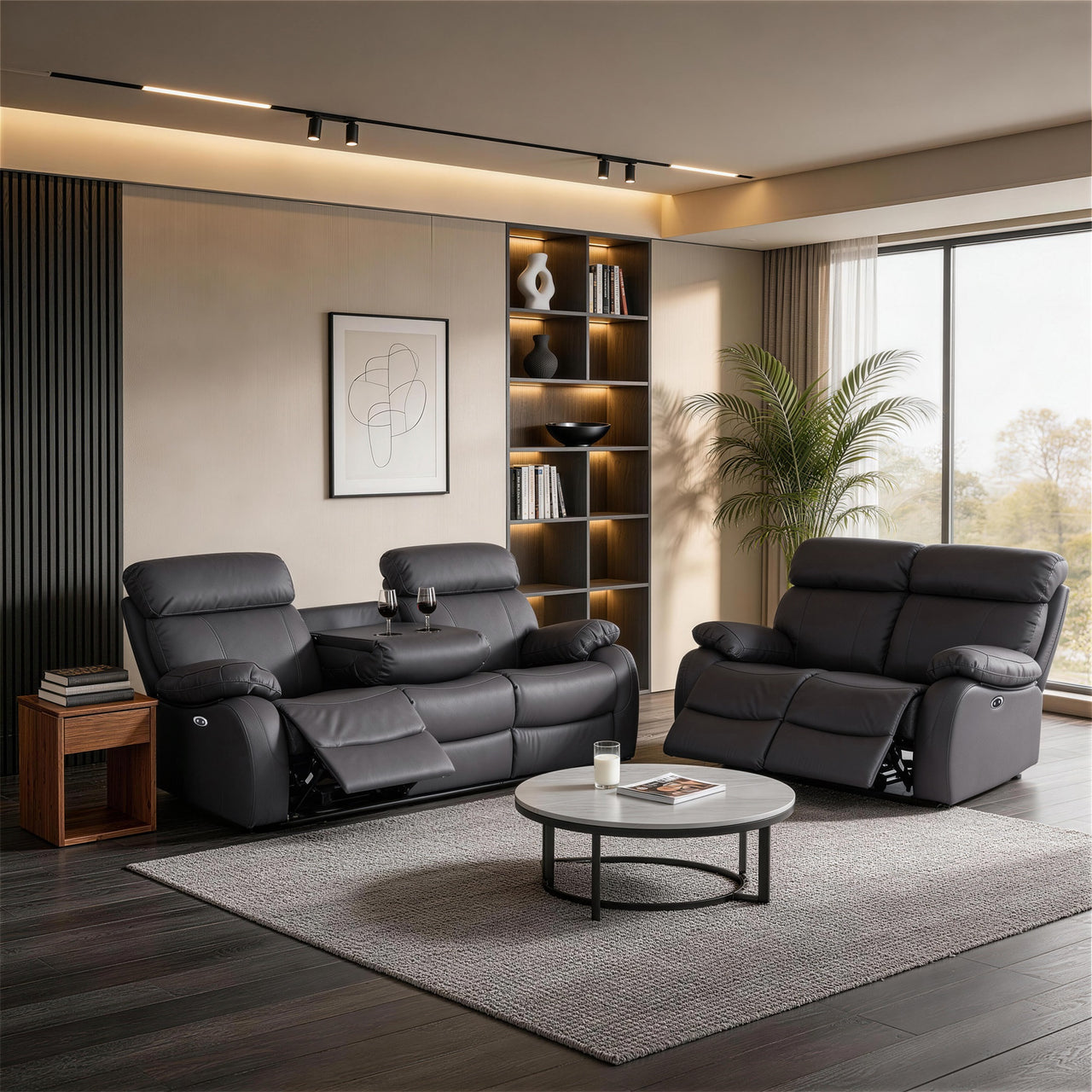 Power Recliner Sofa & Loveseat
