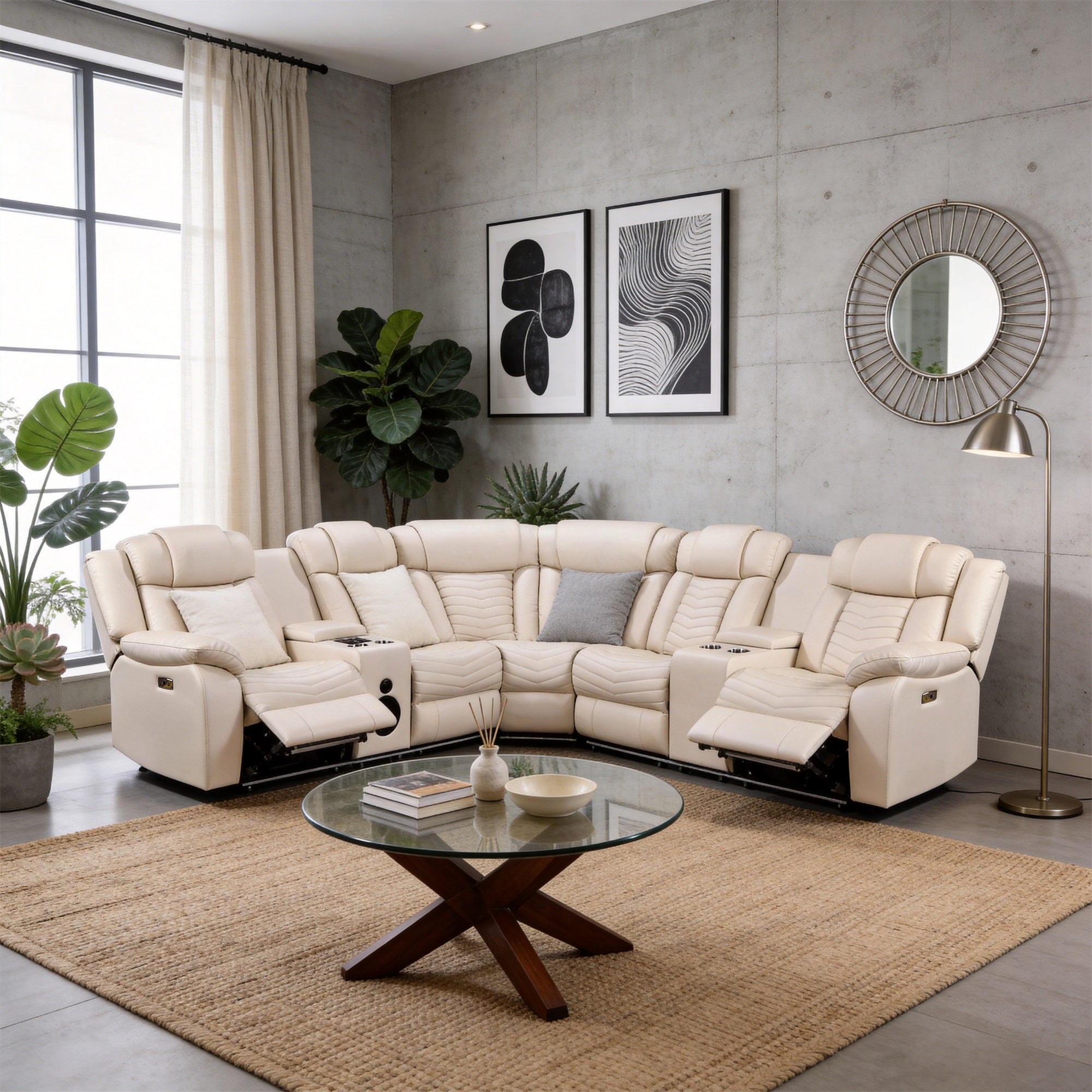 Power Recliner Sectional MC2935